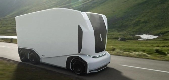 В Швеции представлен новый электрогрузовик-беспилотник