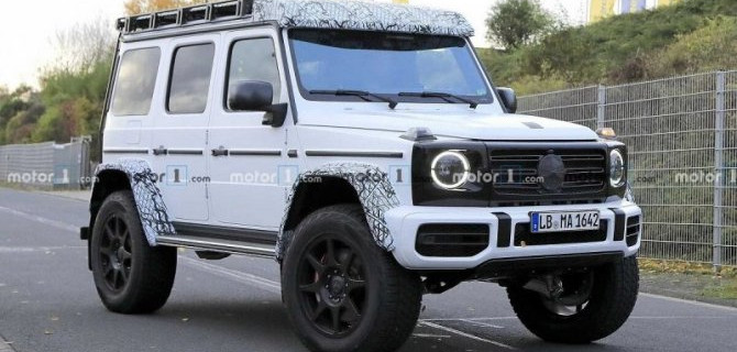 Mercedes-Benz G-Кlassе 4×4 Squared: камуфляжа стало меньше