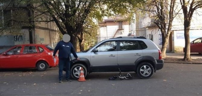 В Ставрополе иномарка сбила 7-летнего велосипедиста