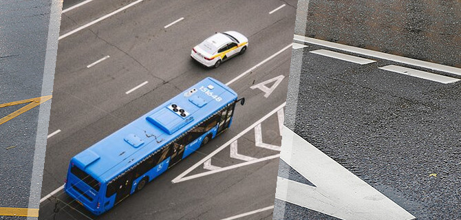 В Москве теперь полностью запрещён проезд личного транспорта по выделенным полосам