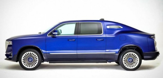 В Италии представлен сверхмощный гибрид лимузина и внедорожника