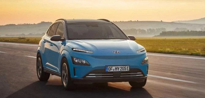 Представлен обновлённый кроссовер Hyundai Kona Electric