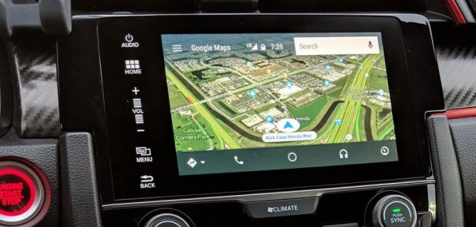 Начал работу российский навигатор на платформе Android Auto