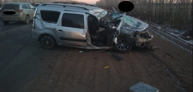 Водитель «Лады» погиб в ДТП на трассе Казань – Оренбург