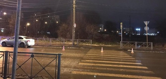 В Вологде на переходе сбили мужчину