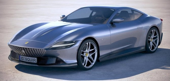 В России запатентован спорткар от Ferrari