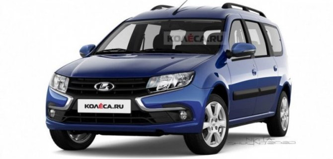 В интернете опубликованы новые снимки салона Lada Largus FL