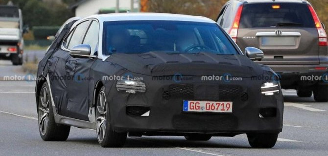 В Европе замечен прототип универсала Genesis G70