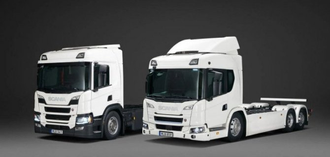 Фирма Scania провела краш-тест своего электрогрузовика