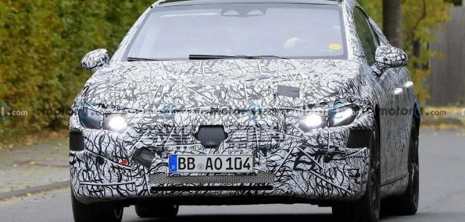 Начались испытания премиального электроседана Mercedes-Benz EQE