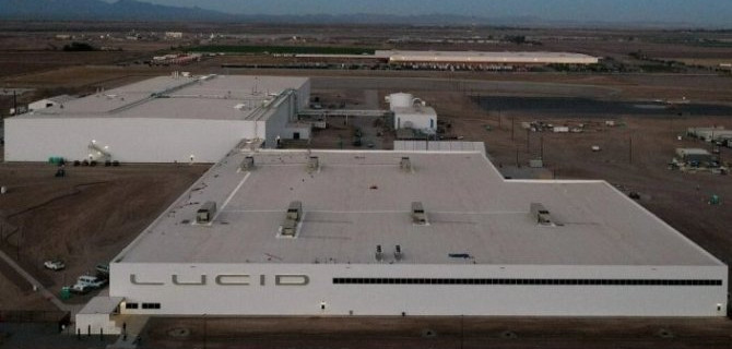 Фирма Lucid заканчивает строительство своего нового завода