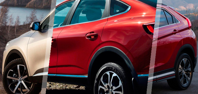 Топ-3 бюджетных купе-кроссоверов на российском рынке