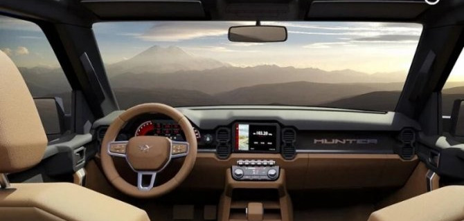 Появились изображения салона обновлённого «УАЗ Hunter»