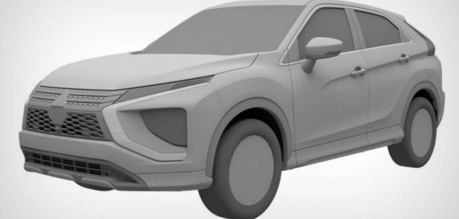 В России запатентован новый Mitsubishi Eclipse Cross