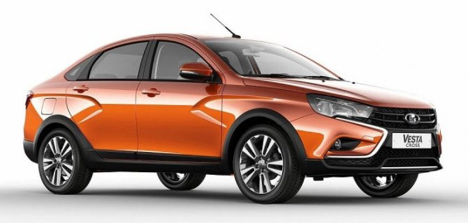 Сокращена моторная линейка Lada Vesta