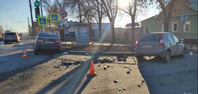 Двое взрослых и ребенок пострадали в ДТП в Тамбове