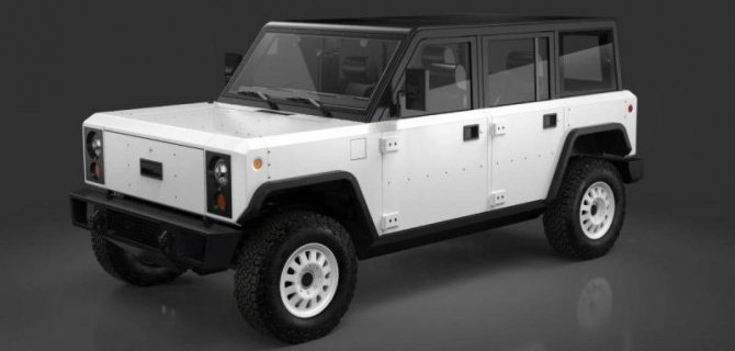 Фирма Bollinger показала изображения своих серийных электромобилей