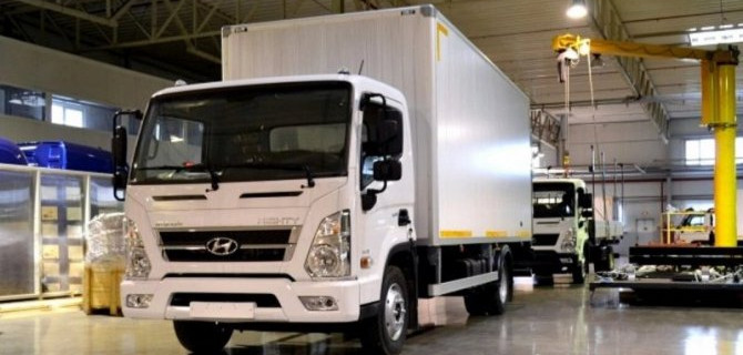 В Калининграде начался выпуск грузовиков Hyundai Mighty