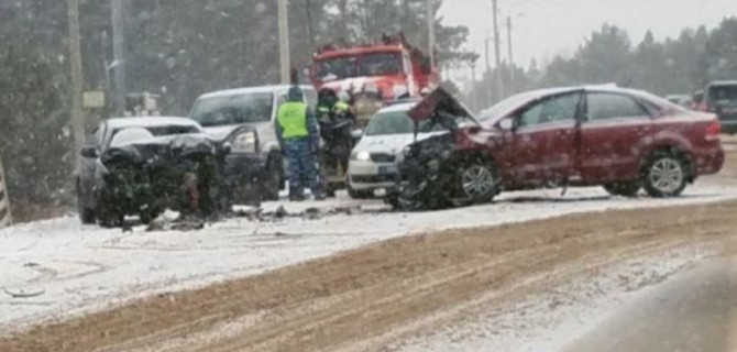 Женщина погибла в ДТП в Рязанской области