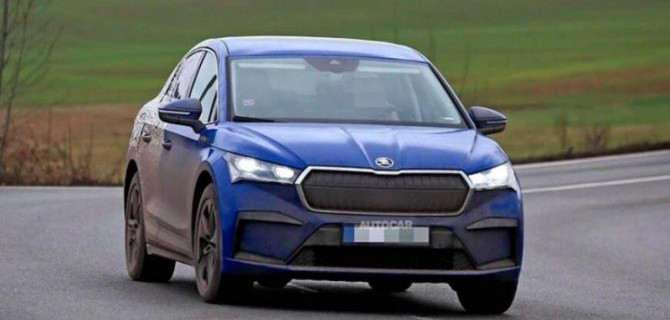 Электромобиль Skoda Enyaq iV лишился камуфляжа
