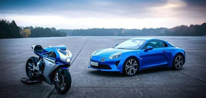 MV Agusta и Alpine представили спортбайк в ретро-стиле
