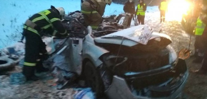 Три человека погибли в ДТП в Чувашии