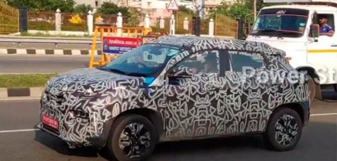 На испытания выехал кроссовер Renault Kiger