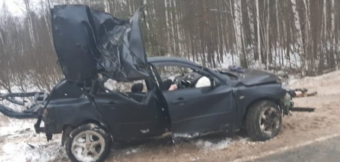 В ДТП в Клепиковском районе погибли два человека