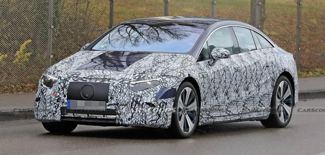 Продолжаются испытания флагманского электроседана Mercedes-Benz EQS