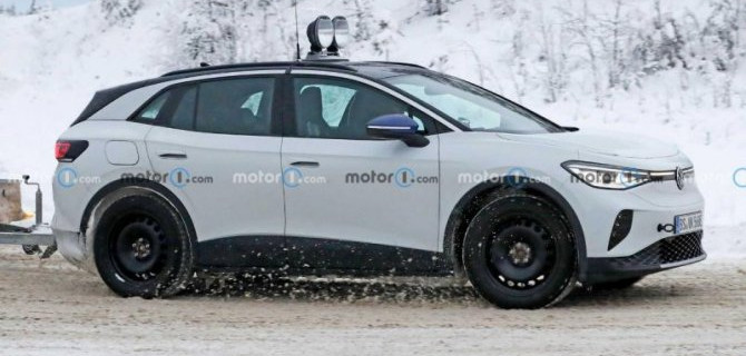 Замечена новая модификация электромобиля Volkswagen ID.4