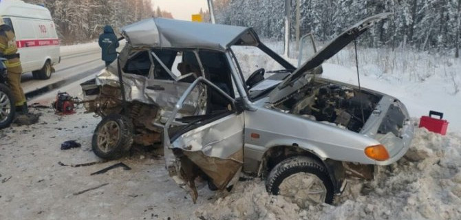 Два человека погибли в ДТП в Завьяловском районе