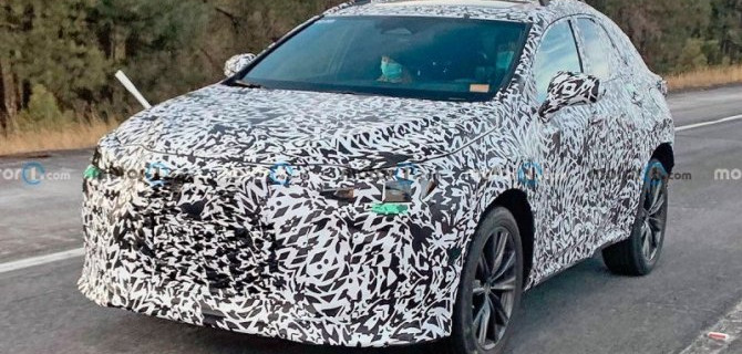 Начались испытания обновлённого кроссовера Lexus NX