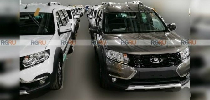 В СМИ появились фотографии серийной Lada Largus FL