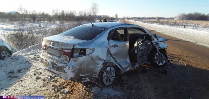 Годовалая девочка пострадала в ДТП в Ивановской области