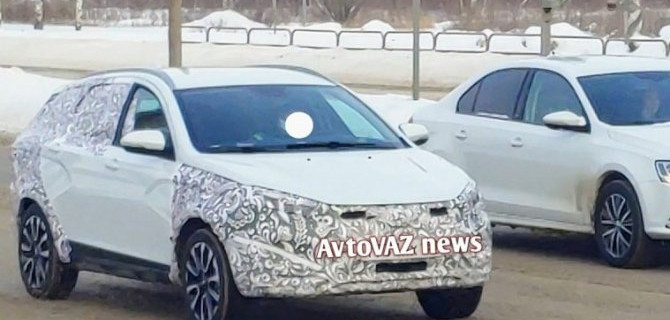 Начались испытания Lada Vesta FL