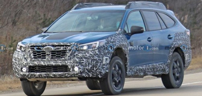Начались испытания внедорожной версии универсала Subaru Outback