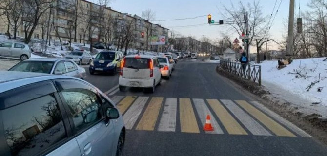 13-летняя девочка сбита на пешеходном переходе