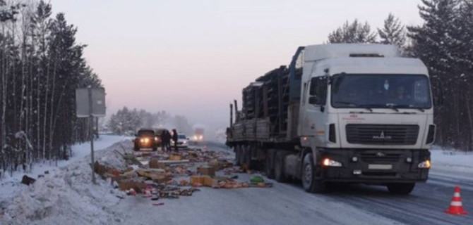 В Братском районе погиб водитель грузовика