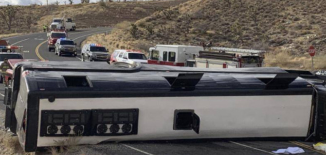 Более 30 человек пострадали в ДТП с автобусом в США