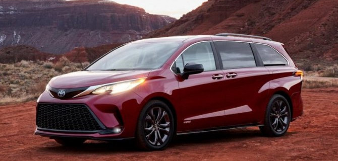 Минивэн Toyota Sienna будет серьёзно обновлён
