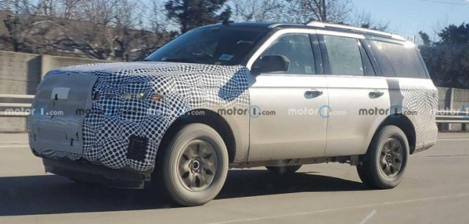 На дорогах замечен новый Ford Expedition