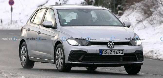 Начались испытания рестайлингового Volkswagen Polo