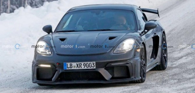 Новый Porsche Cayman GT4 RS: ждать премьеры осталось недолго