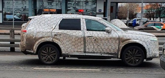 В России замечен новый Nissan Pathfinder