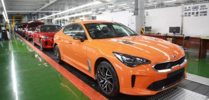 Обновлённый KIA Stinger встал на конвейер «Автотора»