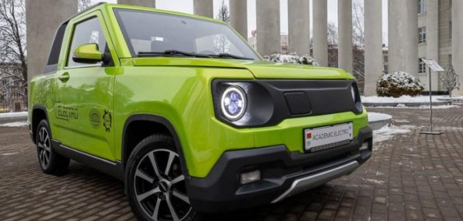 В Беларуси создан компактный электропикап