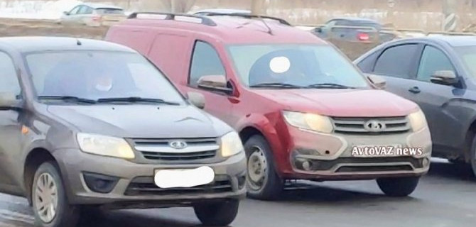 Опубликованы первые снимки фургона Lada Largus FL