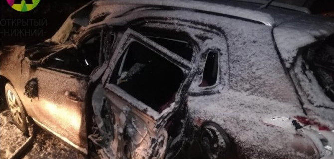 В Лысковском районе столкнулись 4 автомобиля, есть пострадавшие