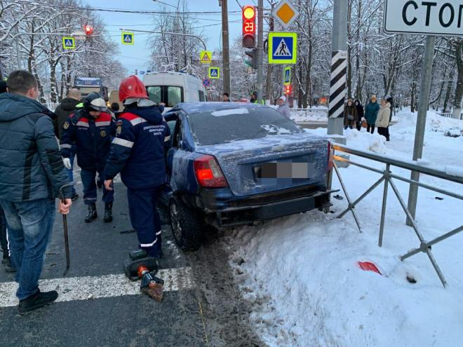 Два человека пострадали в ДТП в Приозерске (2)