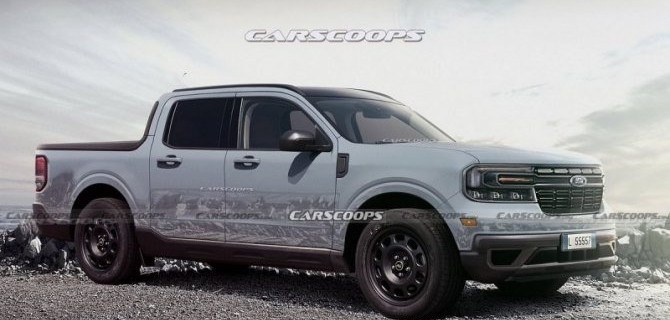 Опубликован рендер пикапа Ford Maverick